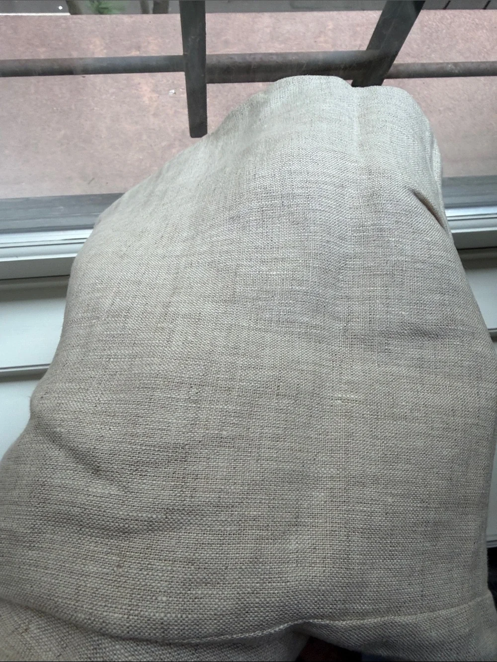 Reformation Olina Linen Pant in Oatmeal Beige Tan Size S NWOT